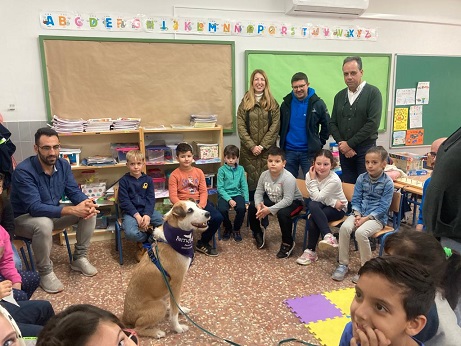 El Ayuntamiento de Andújar vuelve a poner en marcha el programa educativo de Educación Asistida con Perros.