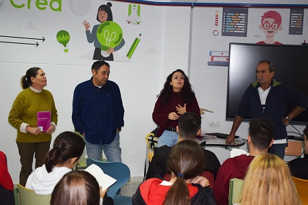 El IES Gamonares de Lopera acogió una charla sobre la prevención del consumo de drogas y alcohol en los adolescentes.