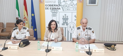 La subdelegada destaca “el arduo y continuo trabajo de la Policía Nacional para ganar la batalla al narcotráfico en Linares”.