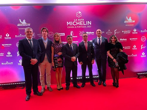 Los AOVEs Jaén Selección, protagonistas en la gala de la Guía Michelin de España y Portugal celebrada en Toledo.