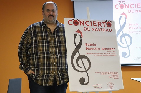 La Banda Maestro Amador ofrecerá su tradicional Concierto de Navidad en el Teatro Principal de Andújar.