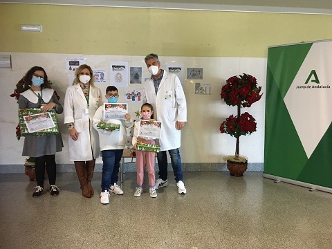 Los centros sanitarios de Jaén entregan los premios del concurso de tarjetas navideñas.