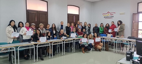 Una treintena de personas desempleadas de Andújar finalizan los cursos formativos del proyecto “Capacita”.