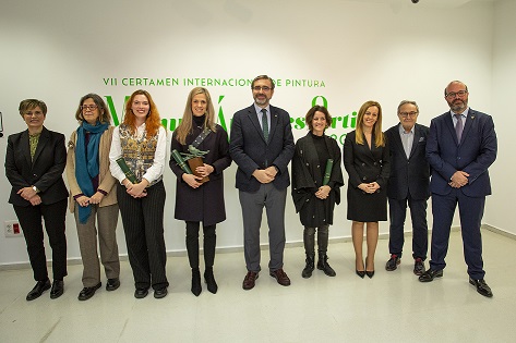 La obra ‘Registro 17’, de la artista Lourdes Castro Cerón, se alza con el primer premio del VII Certamen de Pintura Manuel Ángeles Ortiz 2022 de la UJA.