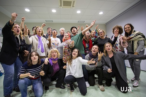 Taller formativo para los grupos teatrales de la UJA sobre ‘Construcción musical del personaje en el teatro musical’.