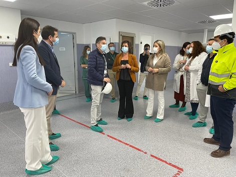 El Hospital de Jaén renueva las instalaciones de la Unidad de Reanimación Postquirúrgica.