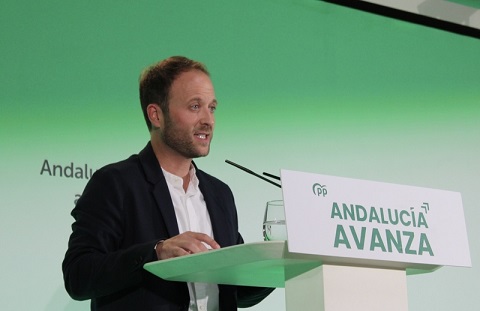 Domínguez: “Los andaluces queremos ser líderes y vamos por el buen camino gracias a las políticas de Juanma Moreno”.