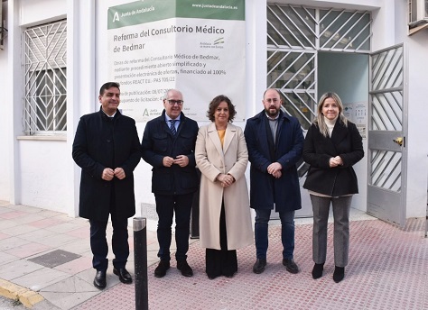 Las obras del consultorio de Bedmar y Garcíez en Jaén alcanzan ya el 50% de ejecución.