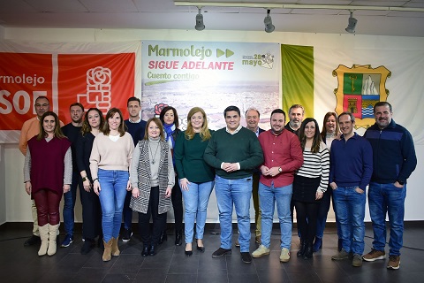 El PSOE de Marmolejo elige por unanimidad a Manuel Lozano como candidato a la Alcaldía.