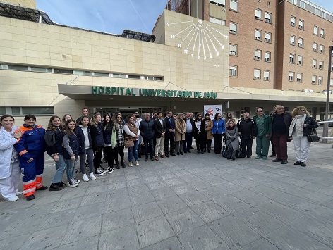 El Hospital Universitario de Jaén se suma a la conmemoración del día Internacional del Cáncer Infantil.