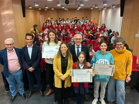 La Junta celebra el Día Europeo del 112 en Jaén difundiendo la prevención entre los escolares.