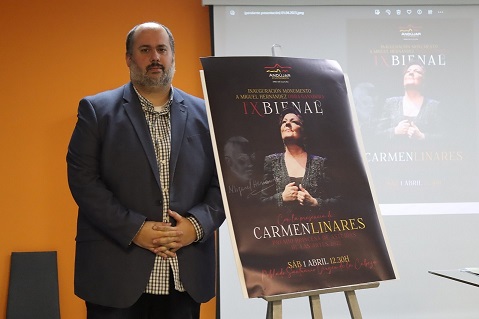 La cantaora Carmen Linares amenizará la Inauguración del monumento a Miguel Hernández de la IX Bienal “Antonio González Orea”.