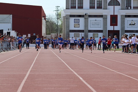 Más de 500 niños y niñas participan en las VII Olimpiadas Escolares de Andújar organizadas por el CEIP Francisco Estepa.