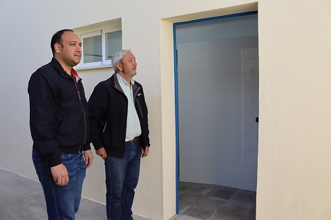 Culminan las obras de los nuevos aseos del Estadio de Fútbol “José Luis Mezquita” de Andújar.