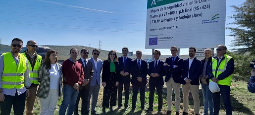 La Junta inicia por cerca de 17 millones de euros las obras de mejora de seguridad vial de la A-311.