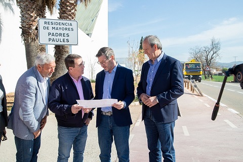 Fomento destina 140.000 euros a la instalación de luminaria en la carretera de acceso al Santuario de la Virgen de la Cabeza de Andújar.