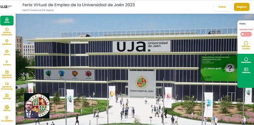 La Universidad de Jaén celebra su Feria Virtual de Empleo del 27 al 29 de marzo.