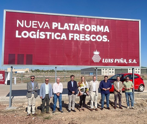 La empresa Luis Piña S.A anuncia el inicio de la construcción de su nueva plataforma de distribución de productos frescos.