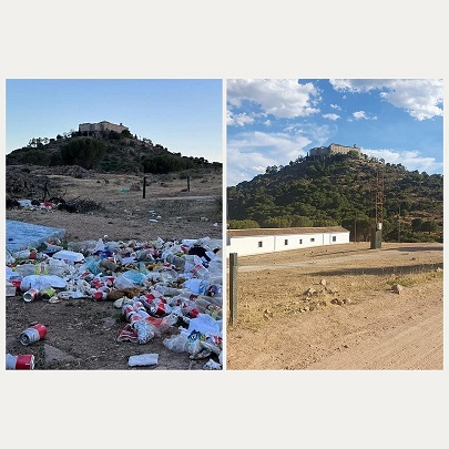 El Ayuntamiento de Andújar y la empresa Resurja recogen 110 toneladas de residuos tras la Romería de la Virgen de la Cabeza.