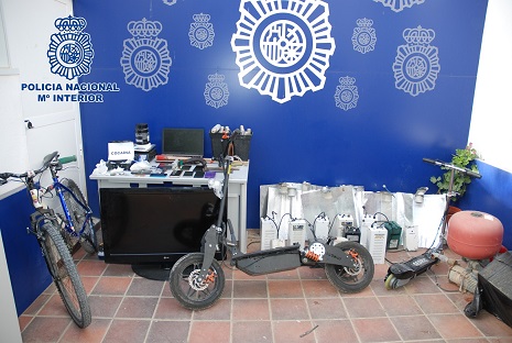 La Policía Nacional desarticula en Úbeda una Organización Criminal dedicada al tráfico de drogas y a la receptación.