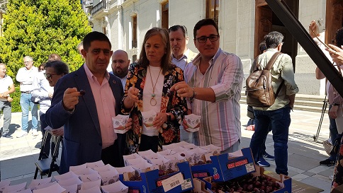 La Diputación celebra una muestra para promocionar la calidad de las cerezas y las brevas jiennenses.
