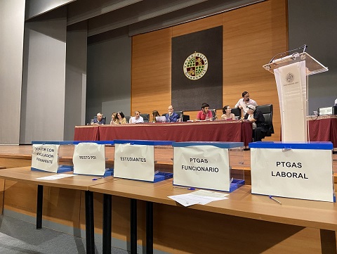 Constituido el nuevo Claustro de la Universidad de Jaén.