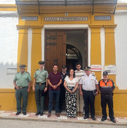 La subdelegada informa de una mayor presencia de la Guardia Civil durante las fiestas de Arjonilla.