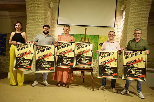 Burning, Rubén Pozo, Andrés Berzosa y Lemot componen el cartel del ‘Lopera Rock’.