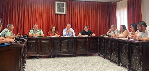 La subdelegada anuncia una mayor presencia de la Guardia Civil en Guarromán para reforzar la seguridad de sus vecinos.