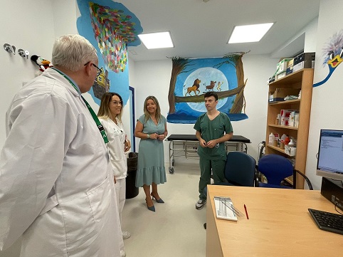 El Hospital Universitario de Jaén amplía el espacio destinado a atención traumatológica infantil.