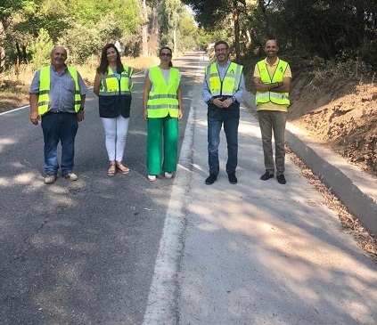 Fomento interviene en la eliminación de un tramo de concentración de accidentes en la carretera que une Andújar con el Santuario.