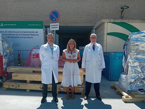 El Hospital Universitario de Jaén comienza la instalación del PET-TAC.