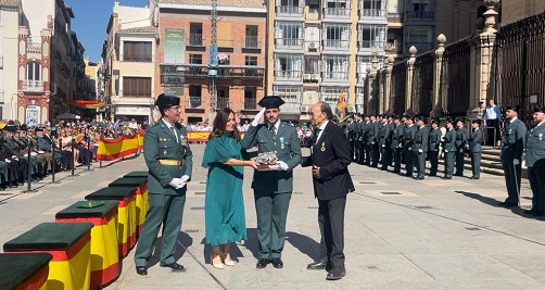 La subdelegada pone en valor “el compromiso, la eficacia y la profesionalidad” de la Guardia Civil en la provincia jiennense.