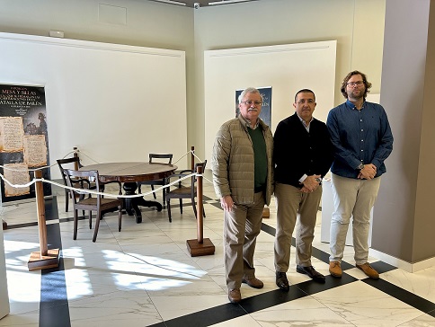 Expuesto al público por primera vez en Andújar el mobiliario donde se firmaron las capitulaciones de la Batalla de Bailén.