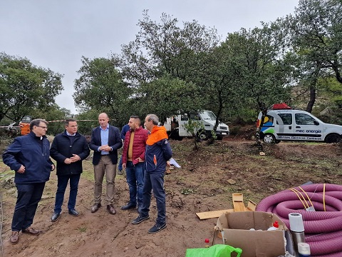 Diputación acomete un proyecto para mejorar el suministro de agua potable del Santuario de la Virgen de la Cabeza.