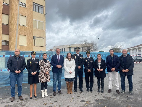 La subdelegada anuncia el inicio de las obras de la nueva comisaría de Policía Nacional en Andújar.