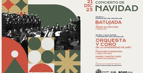 La Orquesta y Coro de la Universidad de Jaén ofrecen el jueves el Concierto de Navidad de la UJA.