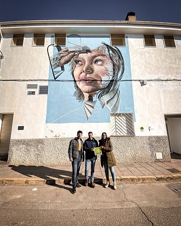 Un total de 40 localidades tienen ya en sus calles murales urbanos creados con el proyecto Street Art Plus de Diputación.