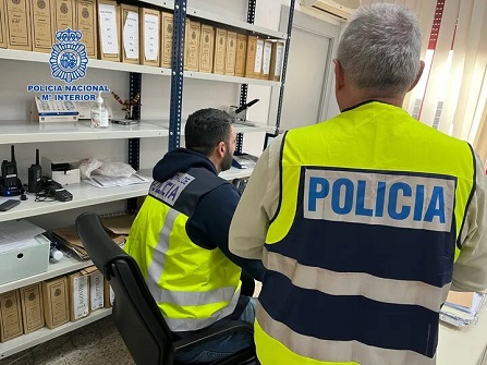 La Policía Nacional desmantela un laboratorio clandestino de drogas sintéticas con más de 35 kilogramos de MDMA.