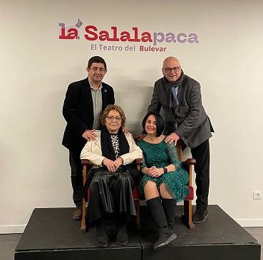 El presidente de la Diputación asiste a la inauguración de la Salalapaca, un proyecto de Teatro La Paca.