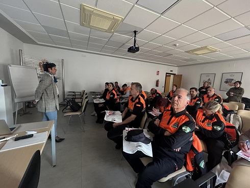 La Agrupación de Protección Civil de Andújar se forma en violencia de género y violencia sexual.