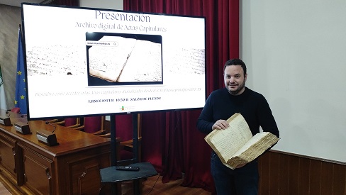 Marmolejo digitaliza las actas capitulares municipales y las pone a disposición de toda la ciudadanía a través de su página web.