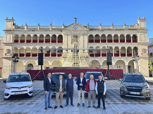 Presentación de vehículos oficiales de la Romería de la Virgen de la Cabeza.