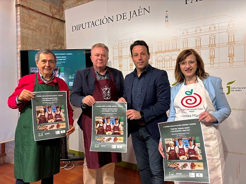 Productos Degusta Jaén y AOVE de la provincia, bases de los platos del X Concurso Andaluz de Jóvenes Cocineros.