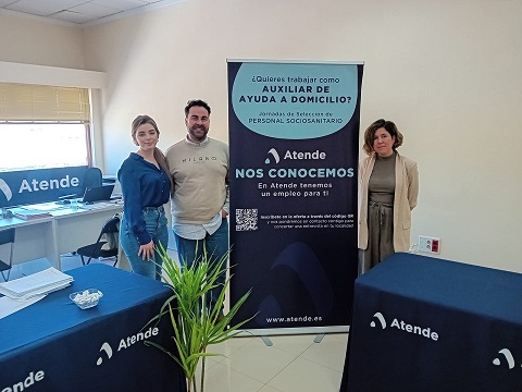 Atende busca a personal para incorporar a sus servicios del sector socio-sanitario.