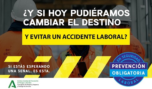 Nueva campaña para evitar accidentes con motivo del Día Mundial de la Seguridad Laboral.
