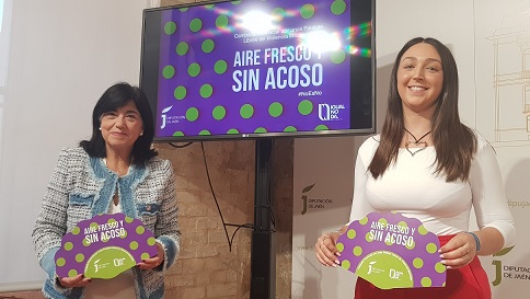 La campaña “Aire fresco y sin acoso” busca concienciar a la población jiennense sobre situaciones de acoso sexual.