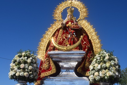 Todo a punto para la Romería de la Virgen de Alharilla que se celebra este fin de semana.