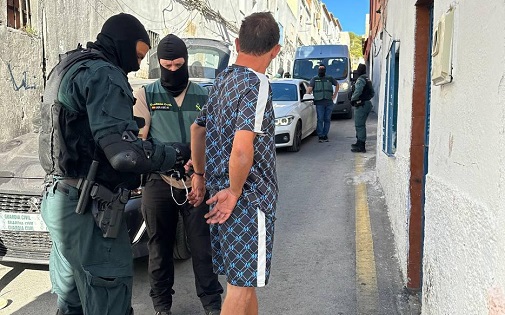 La Guardia Civil detiene a 9 personas relacionadas con un tiroteo en la localidad de Martos.