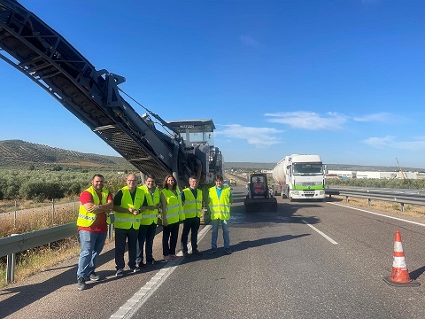 El subdelegado destaca las inversiones realizadas por el Gobierno de España en la autovía A-4, a su paso por Jaén.
